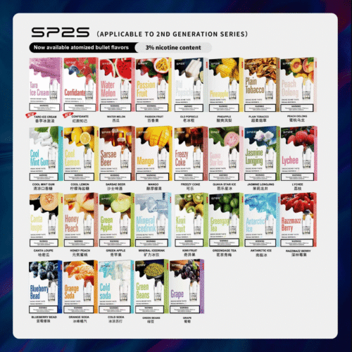 Alternative view of SP2S 思博瑞一代煙彈電子煙｜3入裝｜多種口味選擇｜正品保障